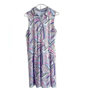 GG Blue Women's Luxe Sport Sleeveless Golf Dress Size Medium